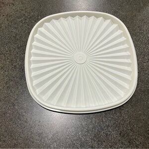 Tupperware 859 9” Square Servalier Replacement Lid Fits 858 2510 Bowl